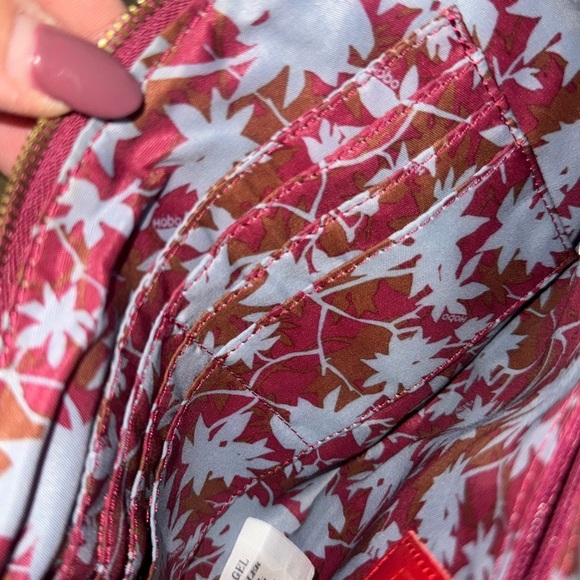 HOBO Rich Burgundy Leather Clutch - Picture 2 of 6